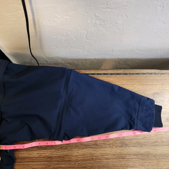 Zero Restriction VTG Navy Gortex Jacket M Convertible Notre Dame - Picture 6 of 7